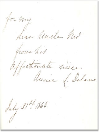 LETTERS TO VARIOUS PERSONS - DELANO FAMILY COPY