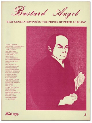 Item #8288 BASTARD ANGEL - NO.3 (FALL, 1974). Harold Norse, Charles Bukowski, Allen Ginsberg,...