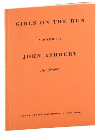 GIRLS ON THE RUN: A POEM - UNCORRECTED PROOF COPY, SIGNED
