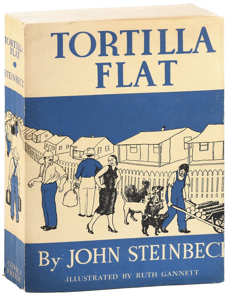 TORTILLA FLAT. John Steinbeck, Ruth Gannett, novel, illustrations.