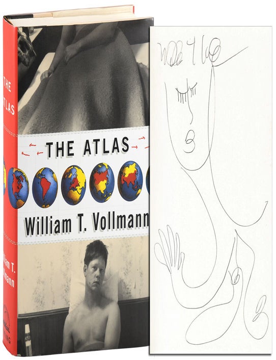 THE ATLAS - REVIEW COPY, SIGNED WITH A FULL-PAGE DRAWING. William T. Vollmann.