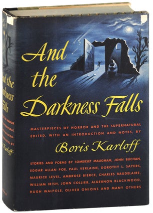 AND THE DARKNESS FALLS - INSCRIBED