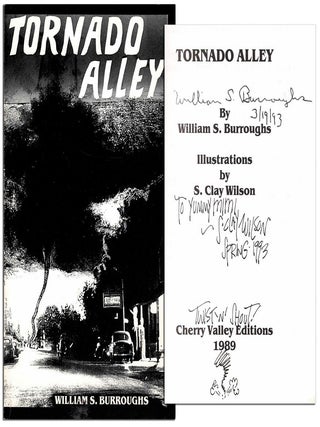 Item #8622 TORNADO ALLEY - INSCRIBED BY BURROUGHS AND WILSON, WITH A 1-PAGE ALS. William S....