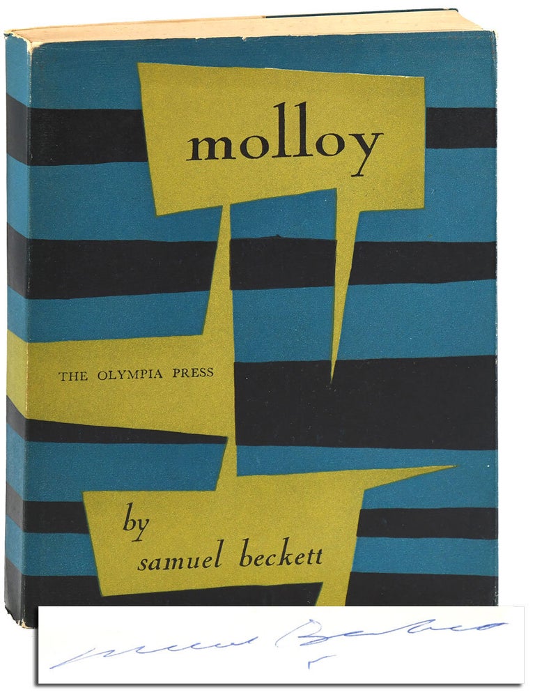 MOLLOY: A NOVEL - SIGNED. Samuel Beckett, Patrick Bowles, novel, translation.
