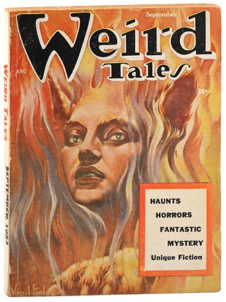 Item #8826 WEIRD TALES - SEPTEMBER, 1953 (THE ROBERT WEINBERG COPY). August Derleth, Clark Ashton...