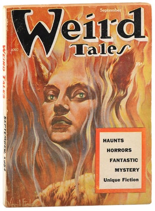 Item #8826 WEIRD TALES - SEPTEMBER, 1953 (THE ROBERT WEINBERG COPY). August Derleth, Clark Ashton...
