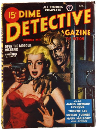 Item #8836 DIME DETECTIVE MAGAZINE - VOL.56, NO.1 (DECEMBER, 1947). Frederick C. Davis, James...