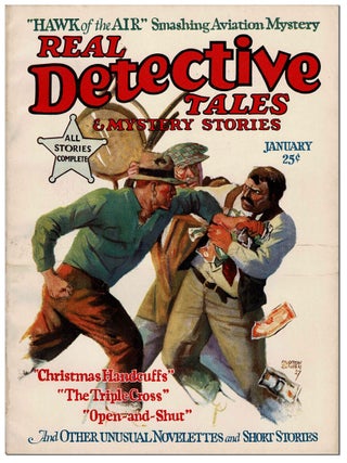 Item #8868 REAL DETECTIVE TALES & MYSTERY STORIES - VOL.12, NO.4 (JANUARY, 1928). Edwin...